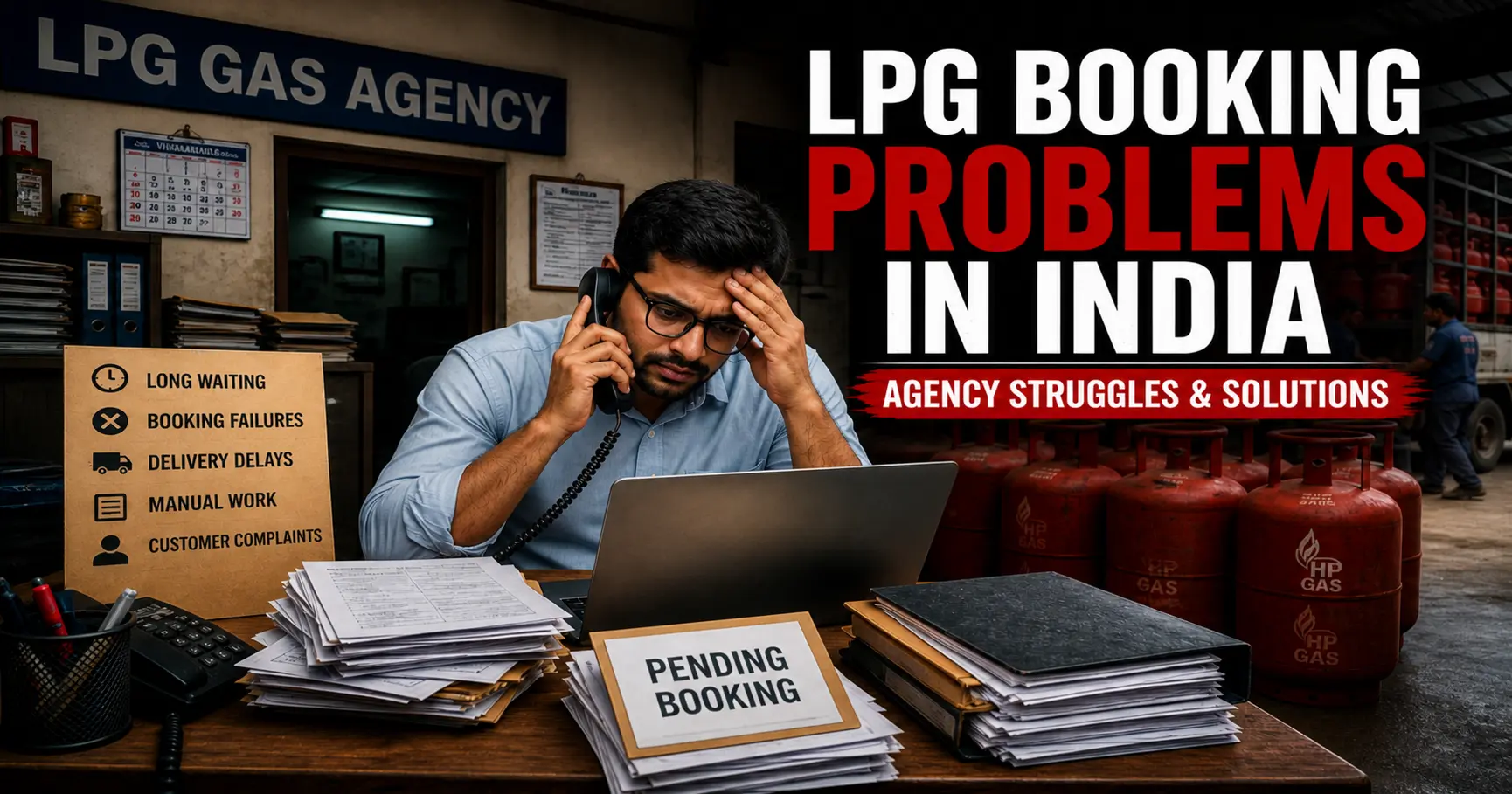LPG booking failure issue