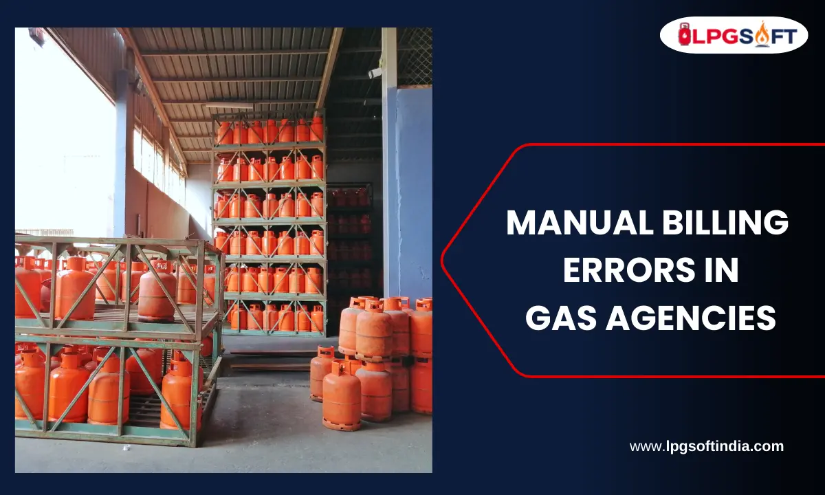 LPG billing software dashboard for gas agency billing