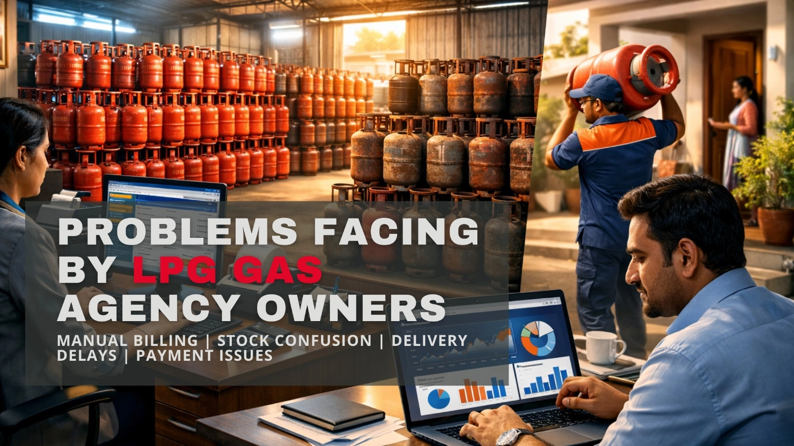 LPG gas agency owners facing daily challenges