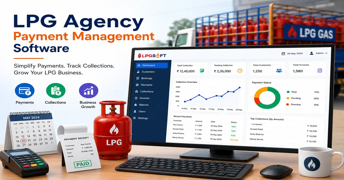 LPG payment software dashboard